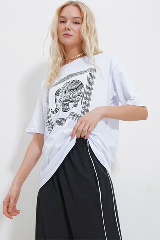 Oversized T-shirt - Wit