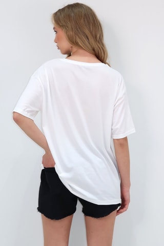 Oversized T-shirt - Wit