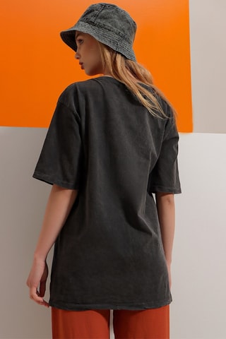 T-shirt oversize - Anthracite