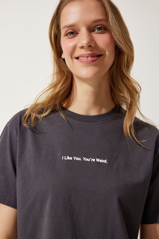 T-shirt - Anthracite