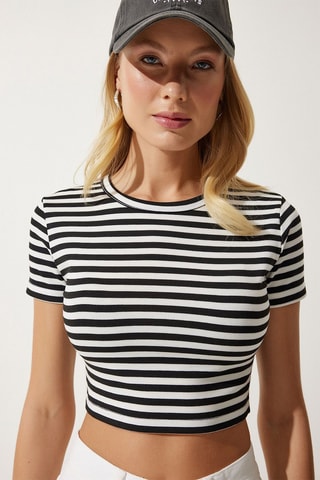 Crop Top - Zwart
