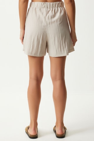 Short Hoge Taille - Beige
