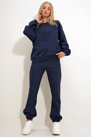 Sweater en Joggingbroek- Marineblauw