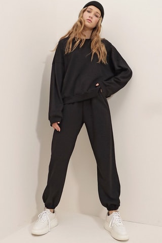 Sweater en Joggingbroek - Zwart