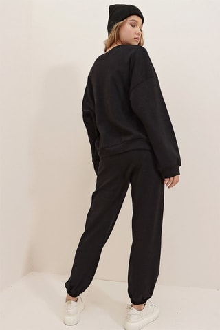 Sweater en Joggingbroek - Zwart