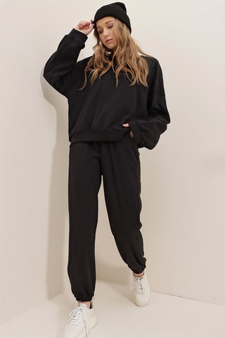 Sweater en Joggingbroek - Zwart