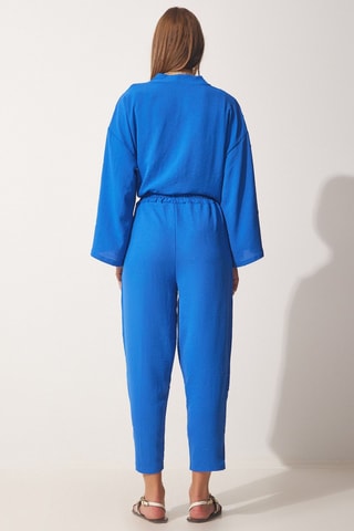 Kimono en Broek - Koningsblauw