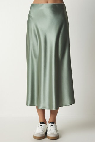 Midirok Hoge Taille - Groen