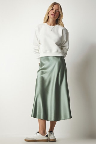 Midirok Hoge Taille - Groen