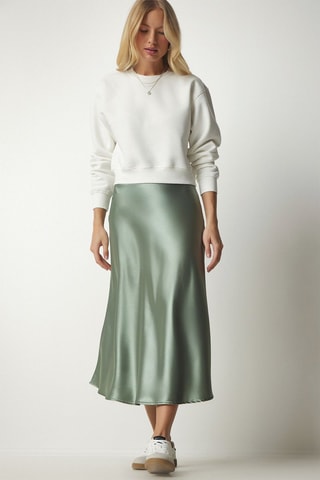 Midirok Hoge Taille - Groen