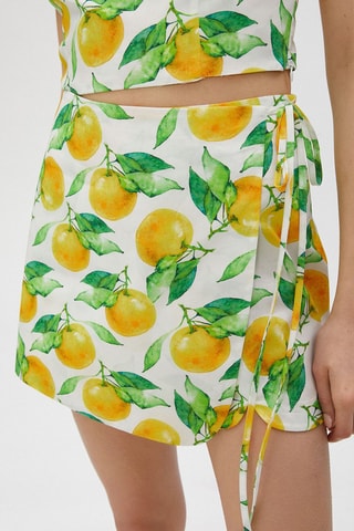 Broekrok Hoge Taille - Geel
