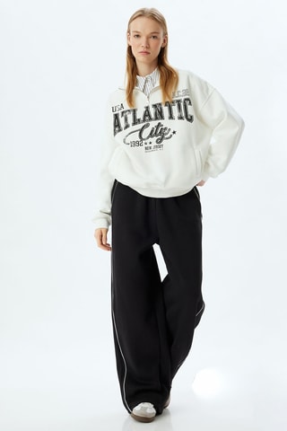 Broek Hoge Taille - Zwart
