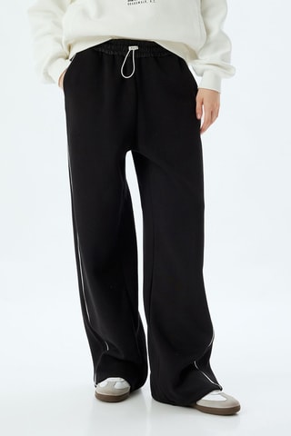 Broek Hoge Taille - Zwart