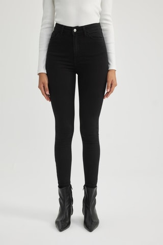 Broek Hoge Taille - Zwart