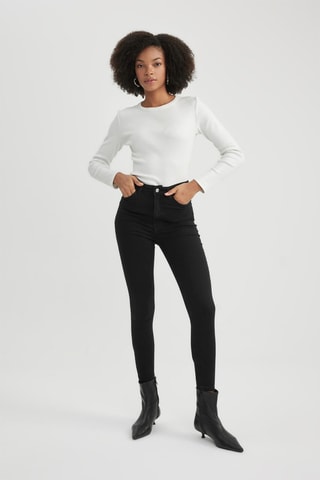 Broek Hoge Taille - Zwart