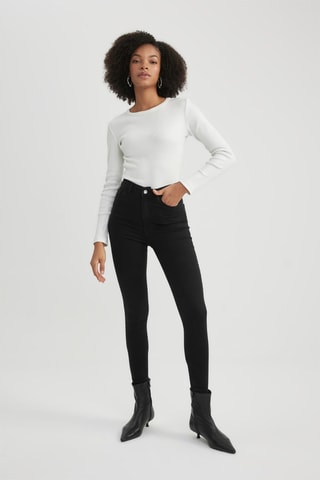 Broek Hoge Taille - Zwart