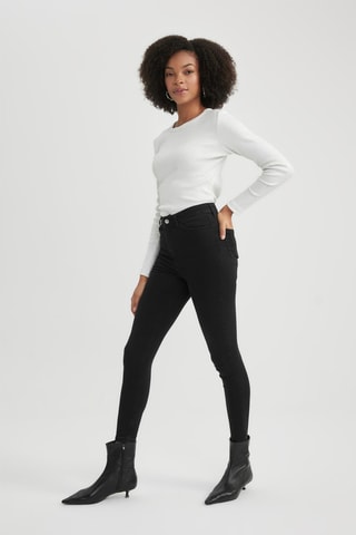 Broek Hoge Taille - Zwart