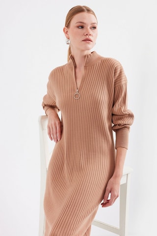 Trui-jurk - Bruin