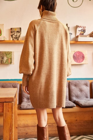 Trui-jurk - Bruin