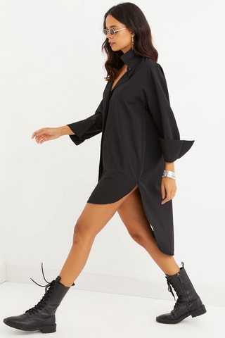 Blouse-jurk - Zwart