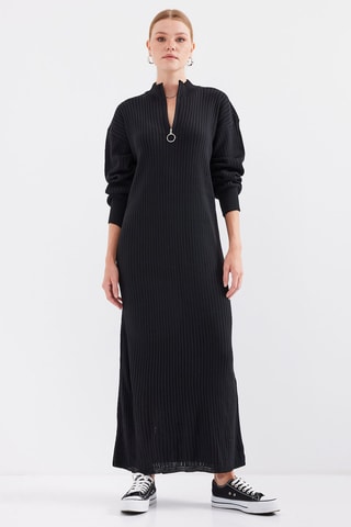 Trui-jurk - Zwart