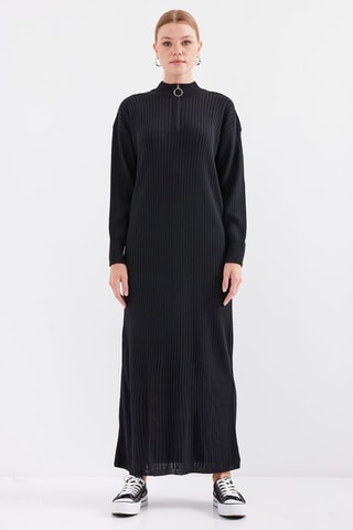 Trui-jurk - Zwart