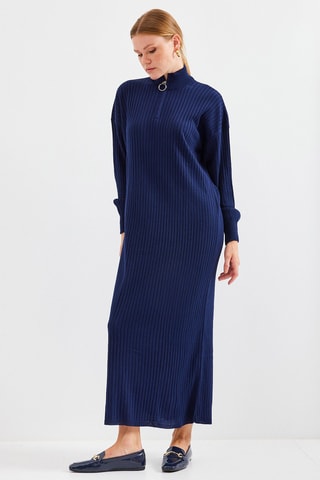 Trui-jurk - Marineblauw