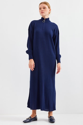 Trui-jurk - Marineblauw