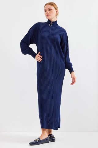 Trui-jurk - Marineblauw