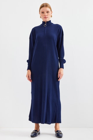 Trui-jurk - Marineblauw