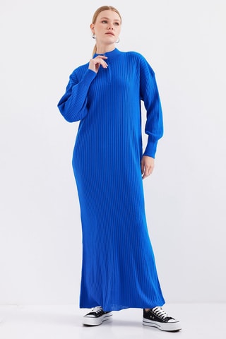 Trui-jurk - Felblauw