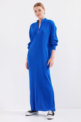 Trui-jurk - Felblauw