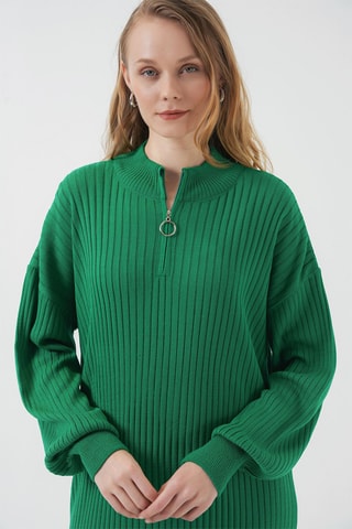 Trui-jurk - Groen