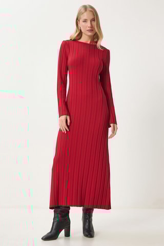 Trui-jurk - Rood