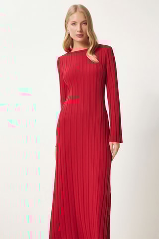 Trui-jurk - Rood