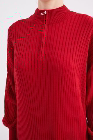 Trui-jurk - Rood