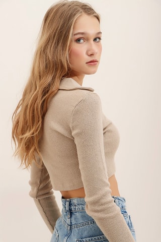Crop top - Beige