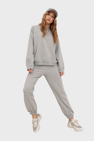 Sweater en Joggingbroek - Gemêleerd Grijs