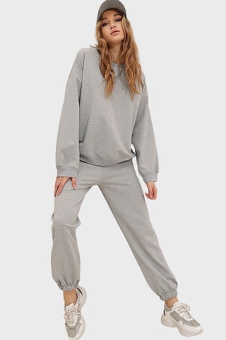 Sweater en Joggingbroek - Gemêleerd Grijs