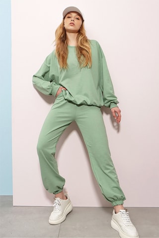 Sweater en Joggingbroek - Lichtgroen
