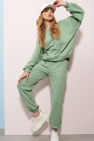 Sweater en Joggingbroek - Lichtgroen