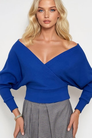 Crop top - Bleu roi