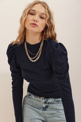 Top - Bleu marine