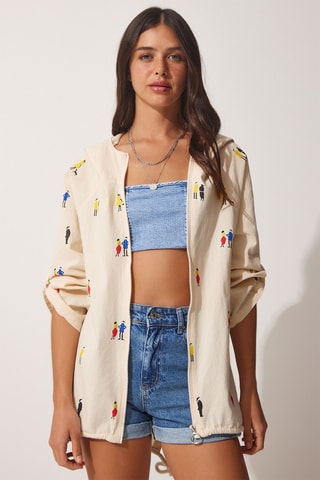 Parka met Capuchon - Beige
