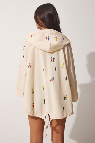 Parka met Capuchon - Beige