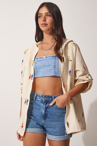 Parka met Capuchon - Beige