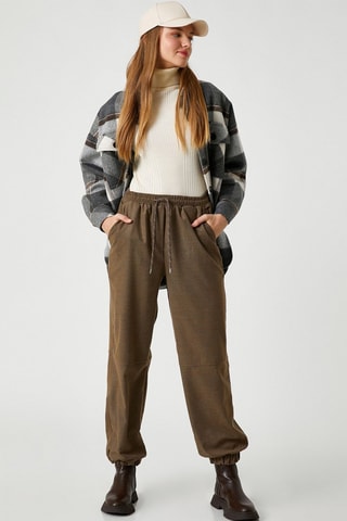 Broek Hoge Taille - Bruin