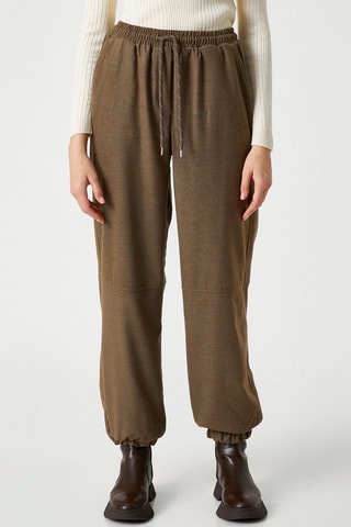 Broek Hoge Taille - Bruin