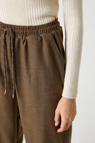 Broek Hoge Taille - Bruin