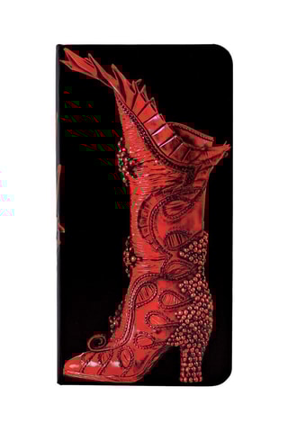 Gelinieerd Notitieboekje Sorceress Zwart en Rood - 9 x 18 cm